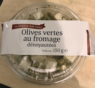 Olives vertes au fromage dénoyautées