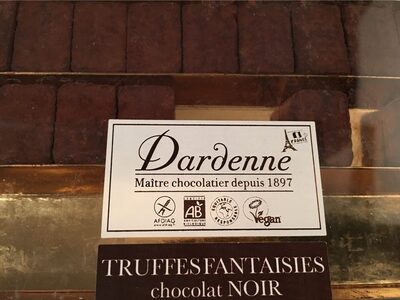 Truffes fantaisies chocolat noir