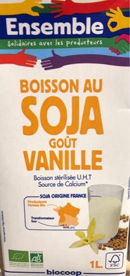 Boisson au soja goût vanille
