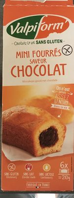 Mini Fourrés Saveur Chocolat - 210 GR - Valpiform