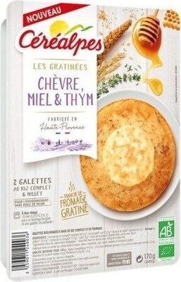 Les gratinées chèvre, miel & thym