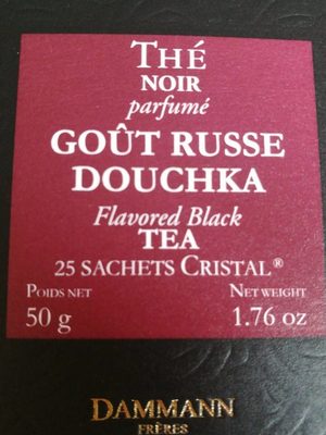 Thé Noir parfumé Goût Russe Douchka