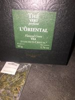 Thé vert l’oriental