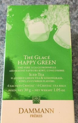 Thé glacé Happy Green saveur Kiwi Concombre