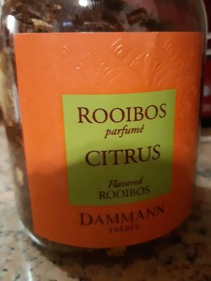 Thé rooibos front packaging