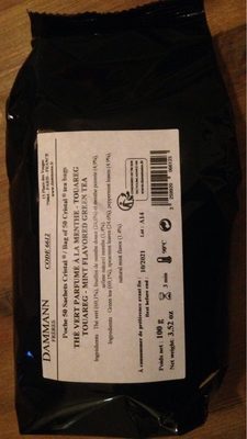 The vert parfumé à la menthe