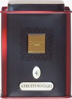 Thé Noir Parfumé Quatre Fruits Rouges