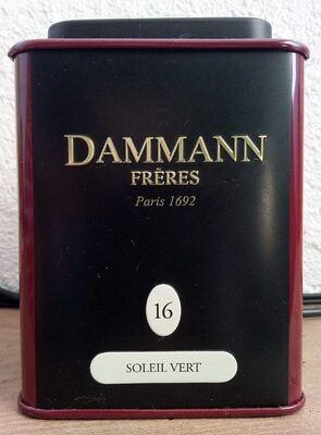 The vert parfume Soleil Vert DAMMANN front packaging
