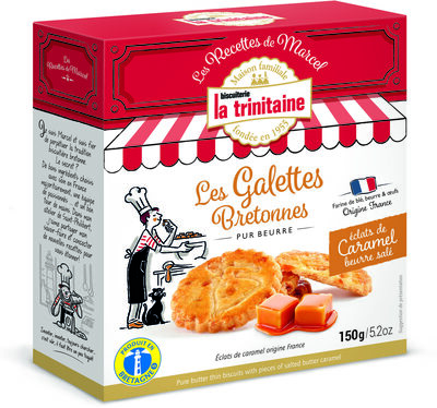 Les galettes bretonnes pur beurre aux éclats de caramel au beurre salé de Marcel