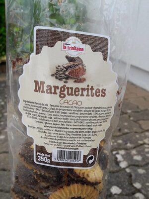 Marguerites cacao front packaging