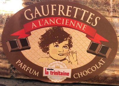 Gaufrettes à l'ancienne front packaging