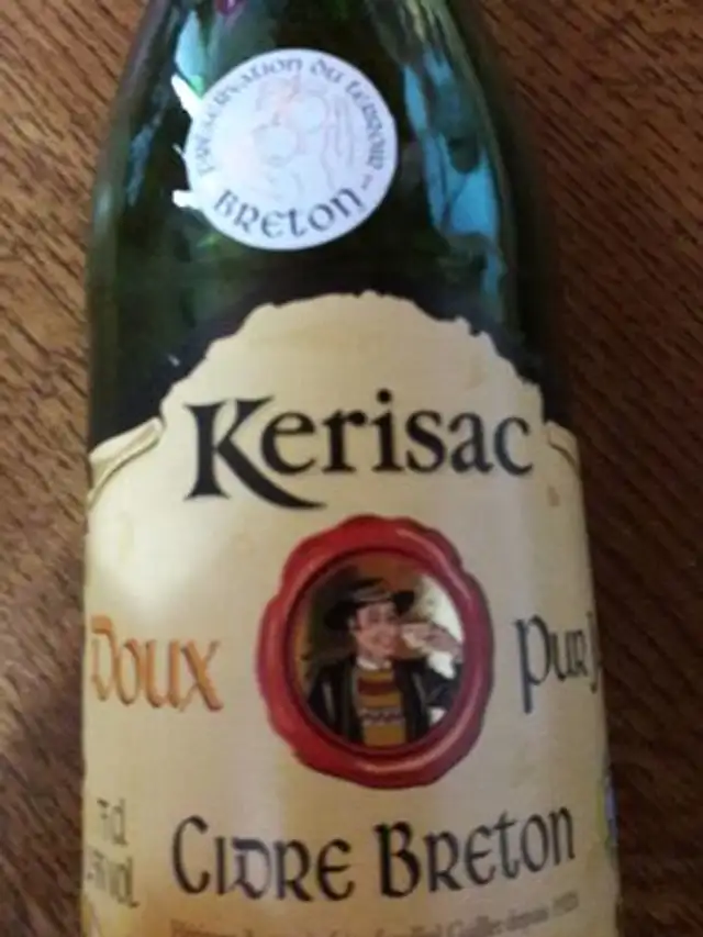 Cidre Breton doux front packaging