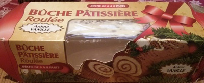 Bûche Pâtissière Roulée - Arôme Vanille