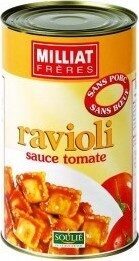 Raviolis à La Vollaille Sauce Tomate