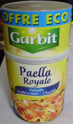 Paella royale - Volaille - Fruits de mer & Chorizo