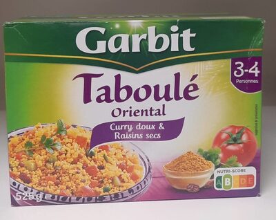Taboulé à l'orientale Raisins secs et curry