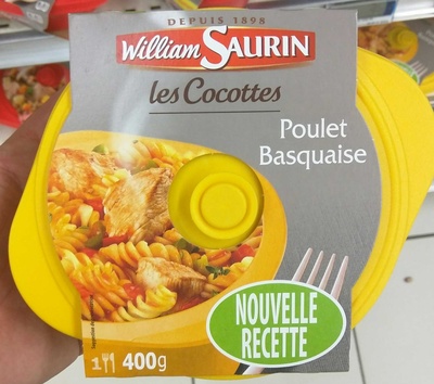 Poulet basquaise Torsades et légumes
