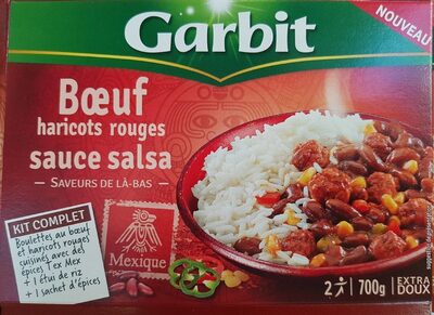 Boeuf haricots rouges sauce salsa