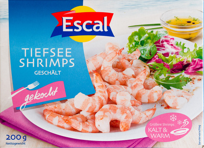 Tiefsee Shrimps geschält gekocht