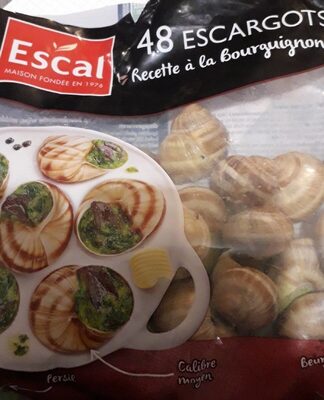 Escargots surgelés 269gr front packaging