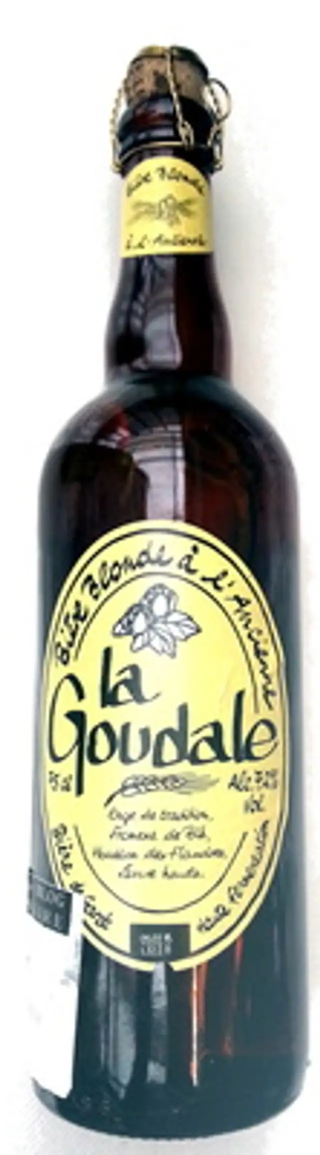 BLE 75CL BIERE GOUDALE BLDE front packaging