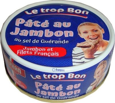 Pâté au jambon au Sel de Guérande front packaging