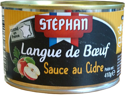 Langue de boeuf sauce au cidre