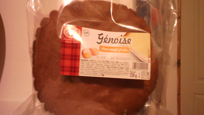 Génoise aux oeufs frais