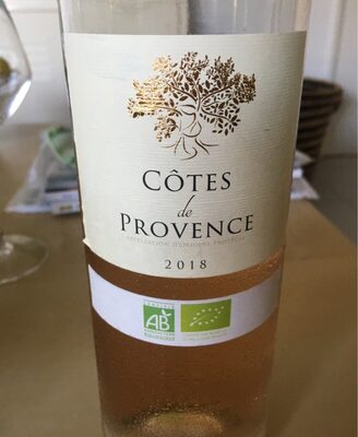 Cotes de provence front packaging