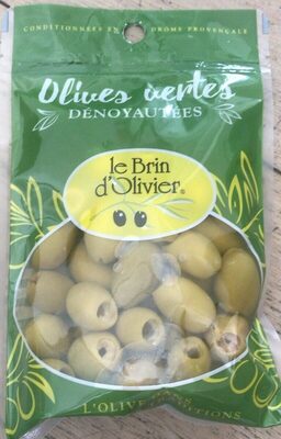 Olives vertes front packaging
