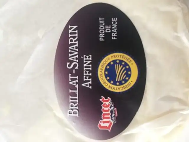 Brillât Savarin affiné ingredients label