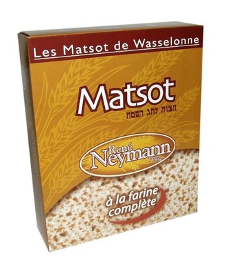 Les Matsot de Wasselonne à la farine complète front packaging