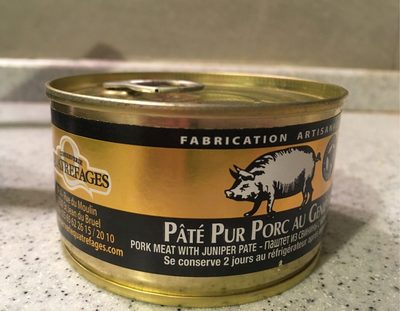 Pâté pur porc au genièvre
