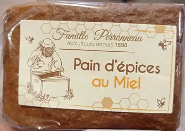 Pain d'epice au miel front packaging