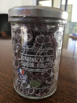 Bonbons au miel saveur violette