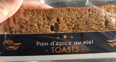Pain d’epice au miel front packaging