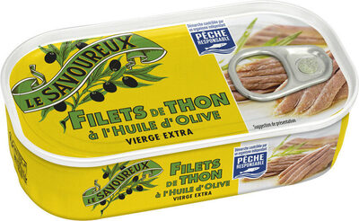 Filets de thon à l'huile d'olive vierge extra