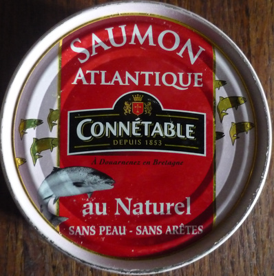 Saumon Atlantique au Naturel sans Peau sans arêtes