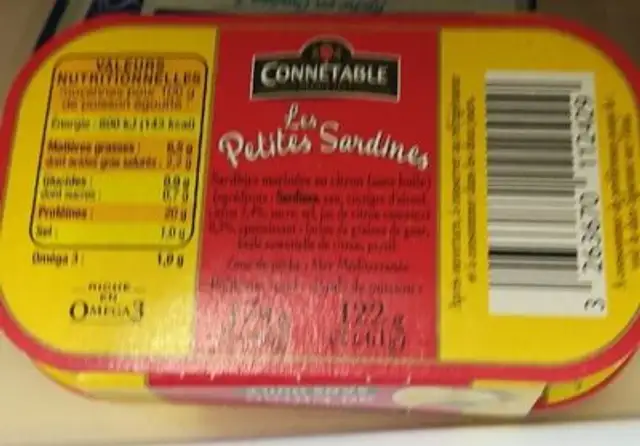 Sardines front packaging