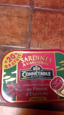 Sardines à l'ancienne au Piment d'Espelette