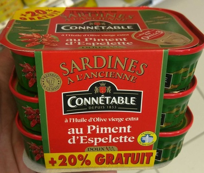 Sardines à l'ancienne au Piment d'Espelette