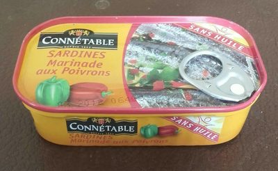 Sardines marinade au poivrons