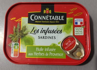 Sardines, Les infusées, Huile infusée aux Herbes de Provence