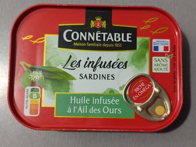 Sardines, Les infusées, Huile infusée à l'Ail des Ours