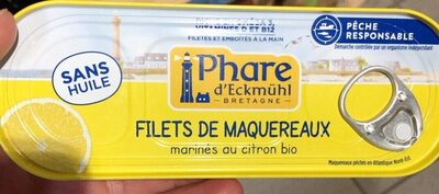 Filets de maquereaux marines au citron bio