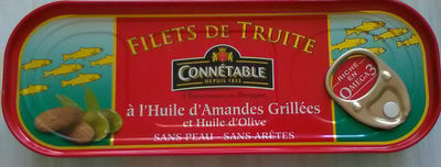 Filets De Truite Huile Olive+amandes Connetable