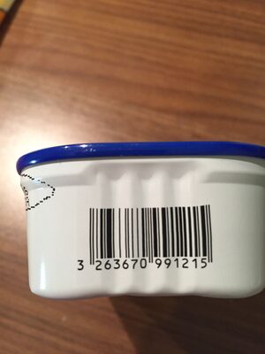 Foie de morue au naturel -50% de sel front packaging