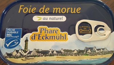 Foie de morue front packaging