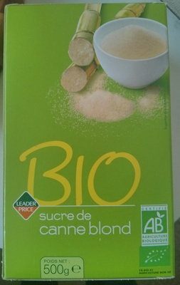 Sucre de canne blond bio