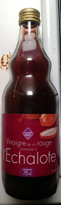 Vinaigre de vin rouge aromatisé à l'échalote